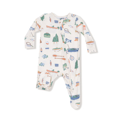 Fishing Things  2 Way Zipper Footie