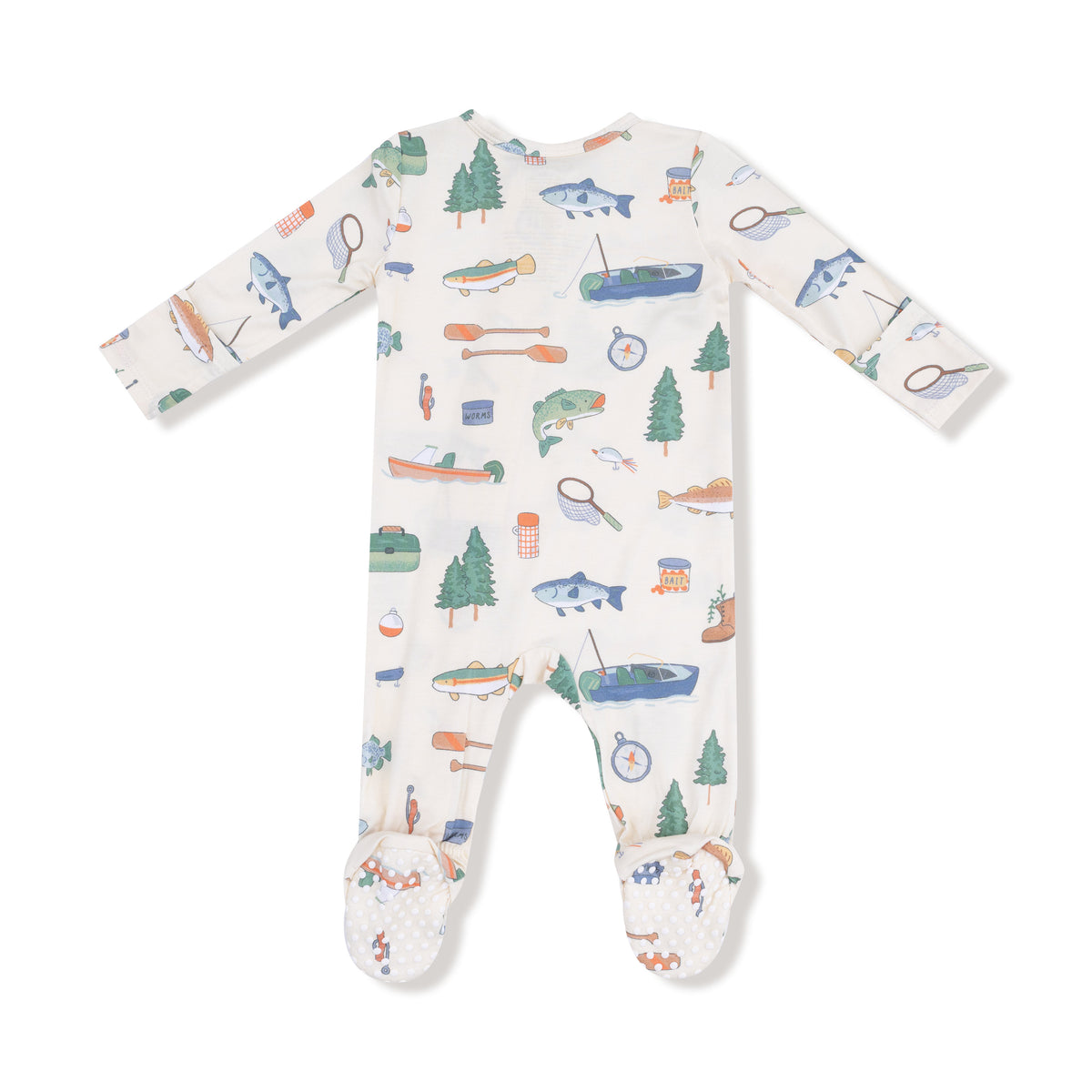 Fishing Things  2 Way Zipper Footie