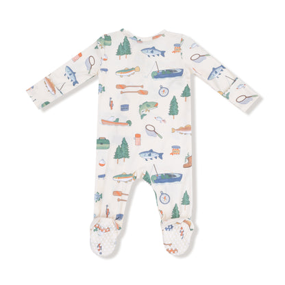 Fishing Things  2 Way Zipper Footie