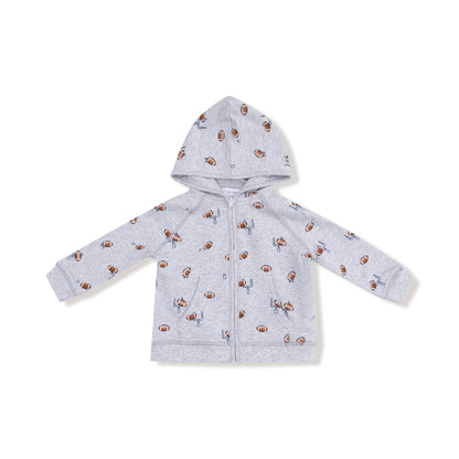 Football Field Goal  Zip Hoodie and Jogger Set
