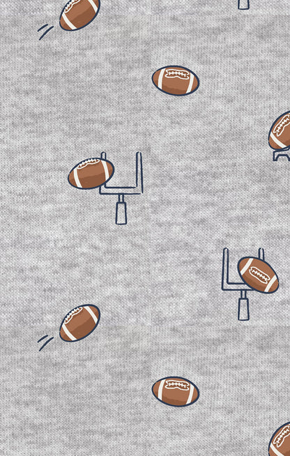 Football Field Goal  Zip Hoodie and Jogger Set