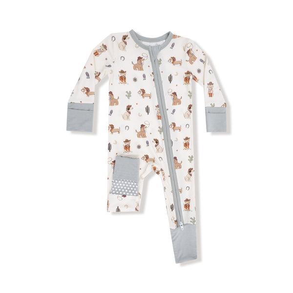 Cowboy Dogs  Convertible Romper