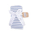 Navy Stripe  Swaddle Blanket