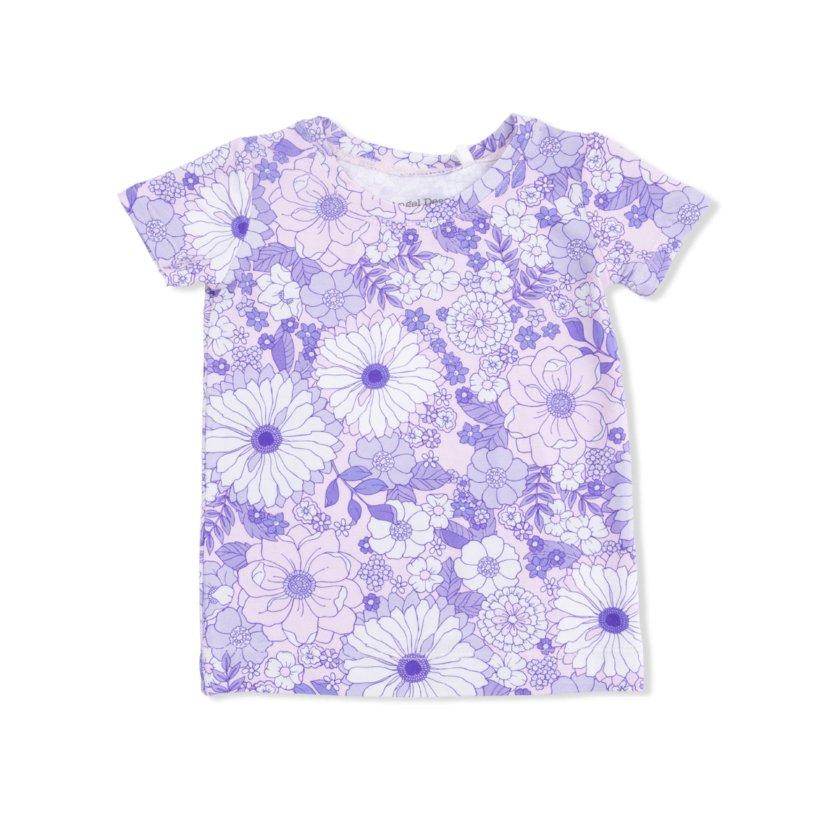 Lacy Lavender Floral  Loungewear Short Set