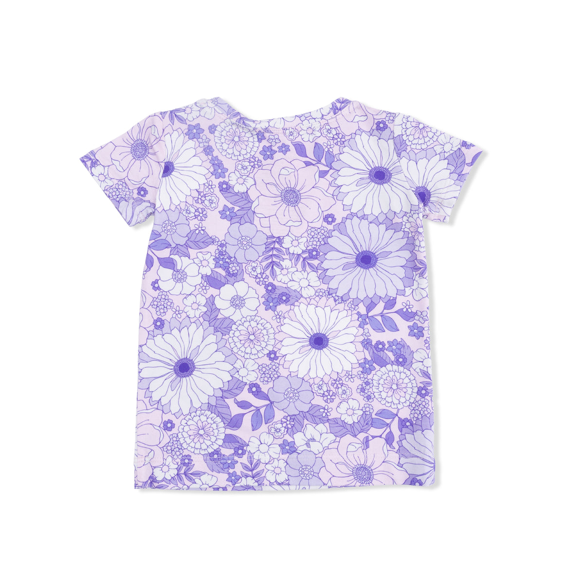 Lacy Lavender Floral  Loungewear Short Set