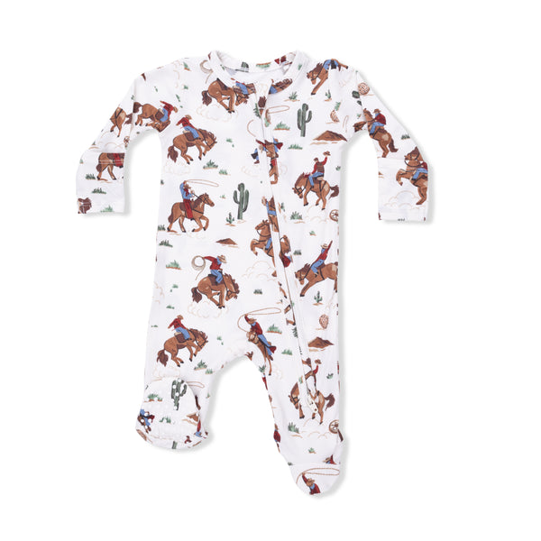Buckaroo Western  2 Way Zipper Footie