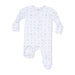 Golf Trellis Blue  2 Way Zipper Footie