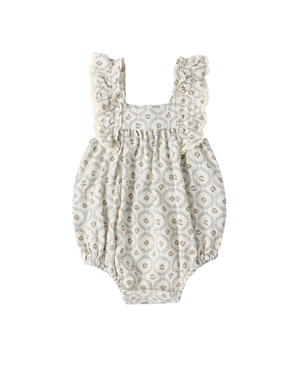 MAYA ROMPER GREEN FLEUR