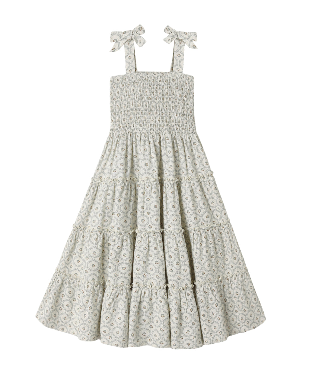 TAYLOR DRESS GREEN FLEUR