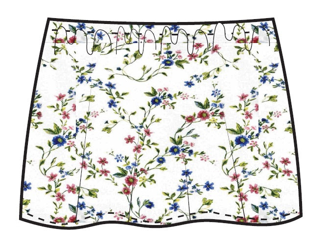 DREAM LINEN A- LINE SLIP SKIRT - OOPSIE DAISY