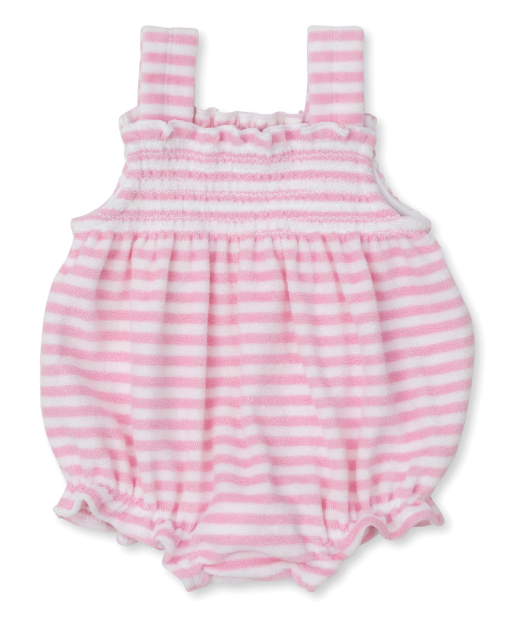 Cabana Terry Stripes Pink Bubble