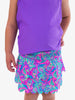 Active Tiered Flare Skort - NEON PAISLEY POP