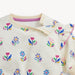Floral Ivory Girls 2pc Sweater Set