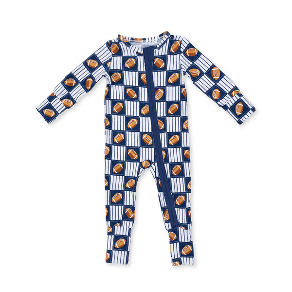 Football Patchwork - Convertible Romper
