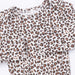 Leopard Rib - Knotted Gown And Knot Headband