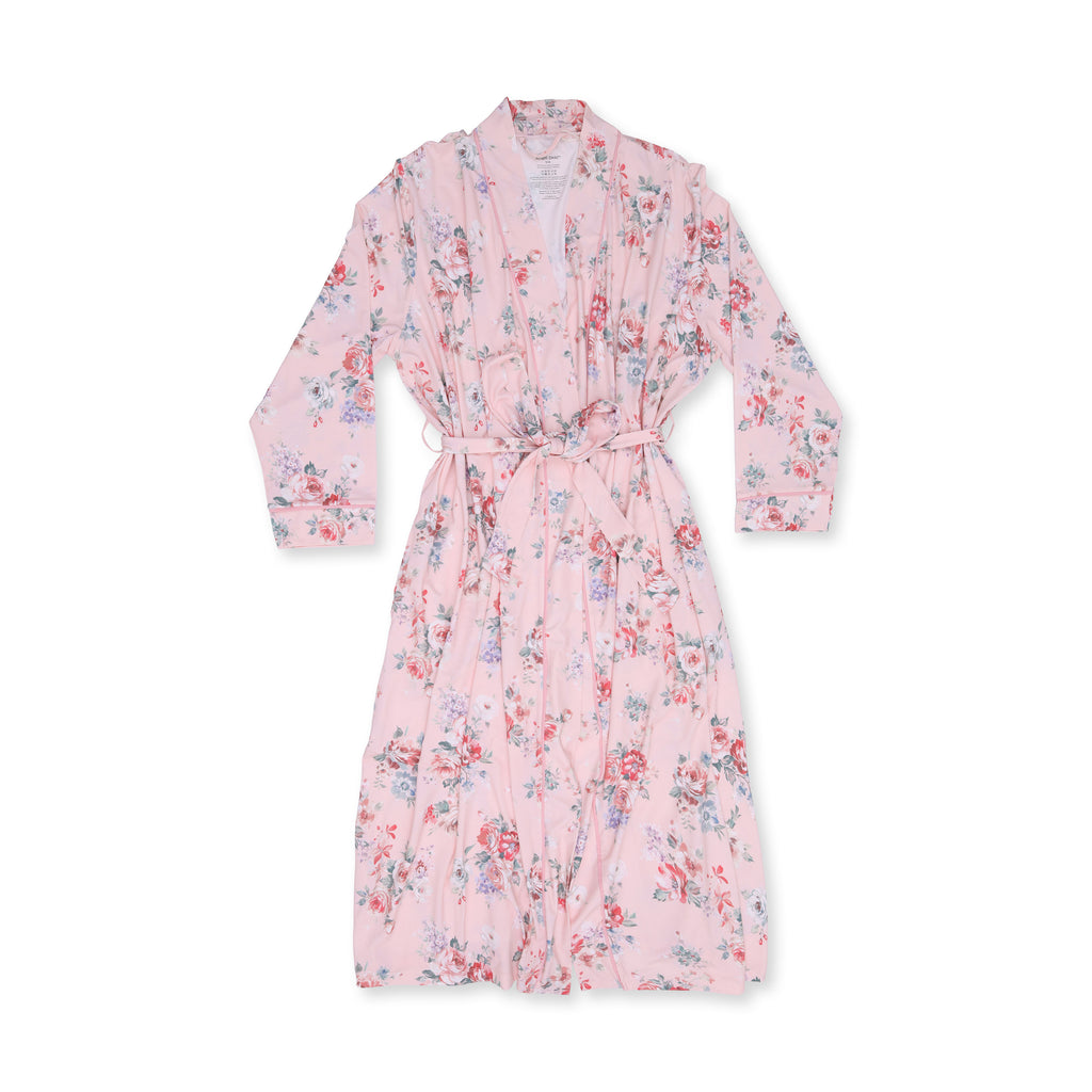 Painterly Rose Bouquets - Adult Long Robe