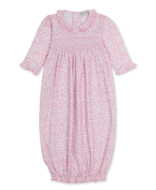 Hand Smocked prt smk Sack Gown