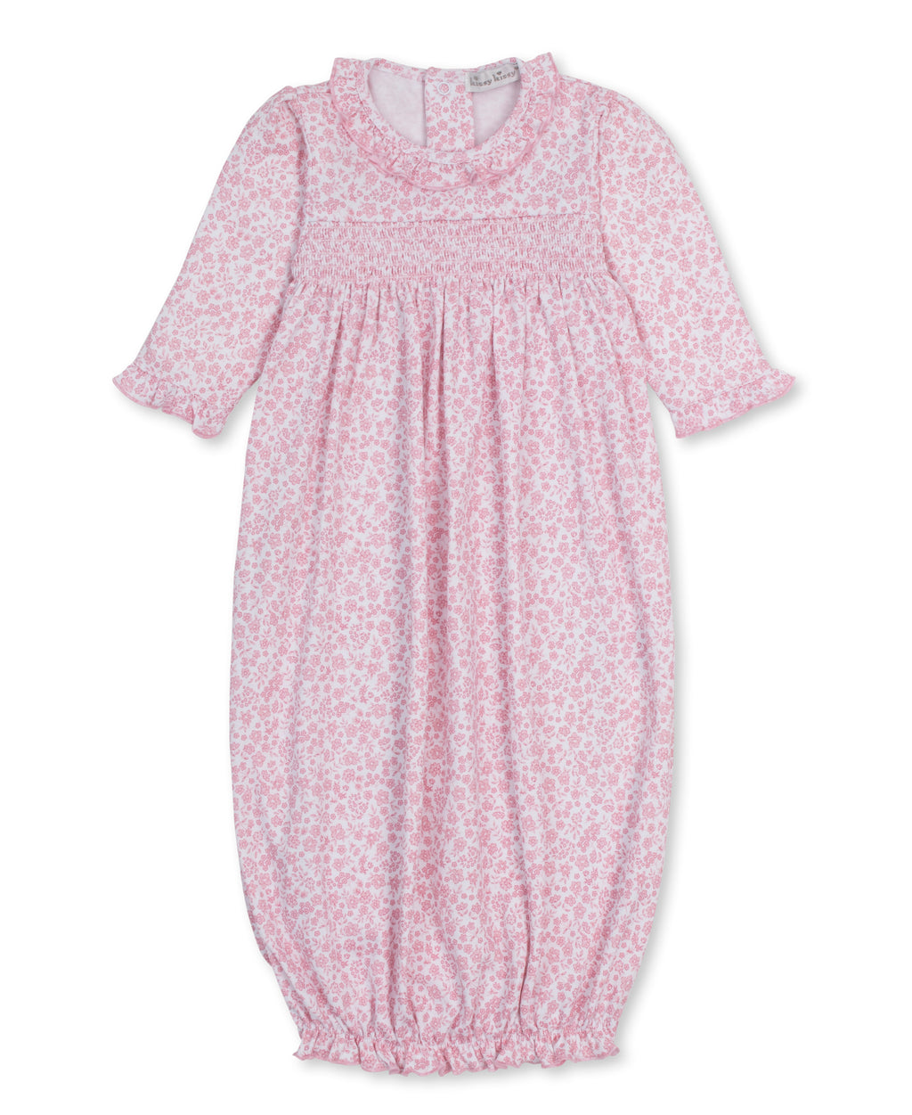 Hand Smocked prt smk Sack Gown