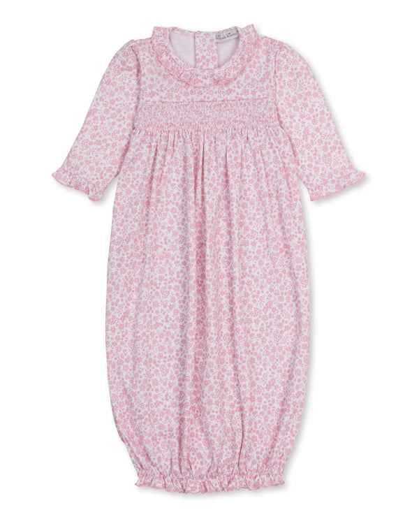 Hand Smocked prt smk Sack Gown