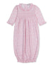 Hand Smocked prt smk Sack Gown