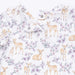 Floral Deer - Kimono Gown And Knot Headband 0-3M