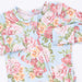 Angeline Floral  2 Way Ruffle Back Zipper Footie