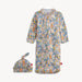 Flora Modal Gown+hat Set W Ruffle