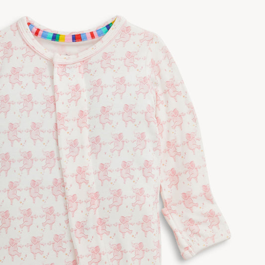 Trunkettes Pink Modal Footie