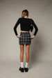 RAYON RIB L/S RAGLAN BASEBALL TOP - Black