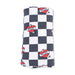 Heart Tattoo Check Black - Swaddle Blanket