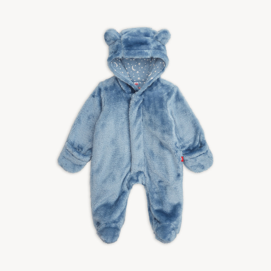Winter Sky Minky Magnetic Pram