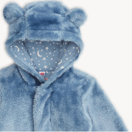 Winter Sky Minky Magnetic Pram