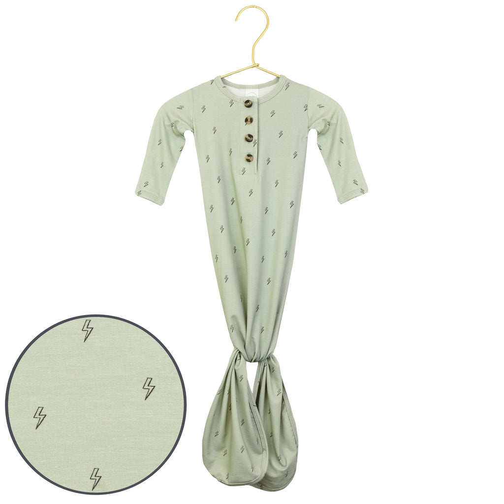 Nash Knotted Gown - Newborn-3 Month