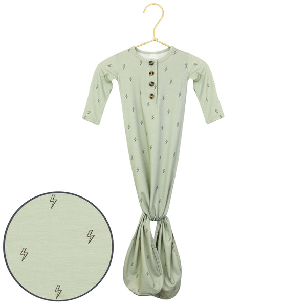 Nash Knotted Gown - Newborn-3 Month