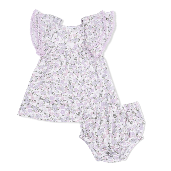 Shannon Floral  V-Neck Dress and Bloomer