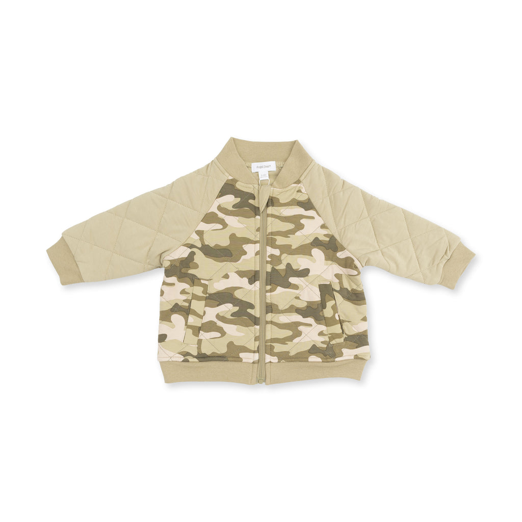 Camo Viscose from Bamboo  Bomber Jacket