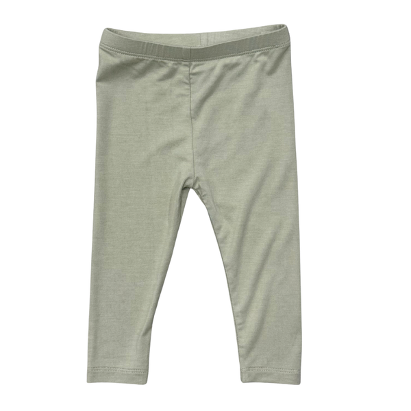 GIRLS BASIC LEGGINGS - Sage