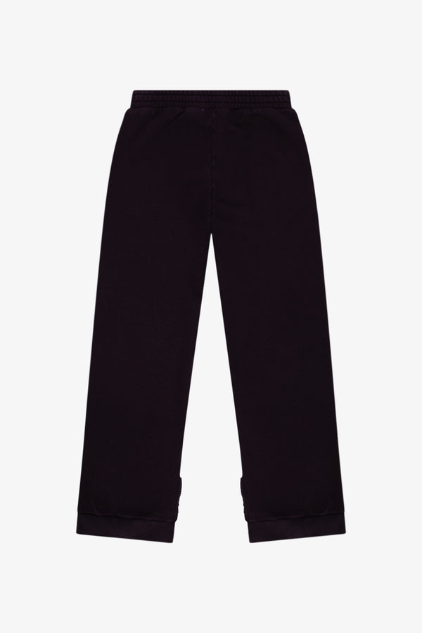 COTTON FLEECE SPLIT HEM POCKET PANT