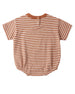 RELAXED BUBBLE ROMPER POPPY STRIPE