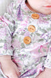 Newborn Baby Knot Gown & Hat Set | Lavender Lullaby