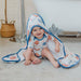 PREMIUM BABY KNIT HOODED TOWEL - ALL STAR