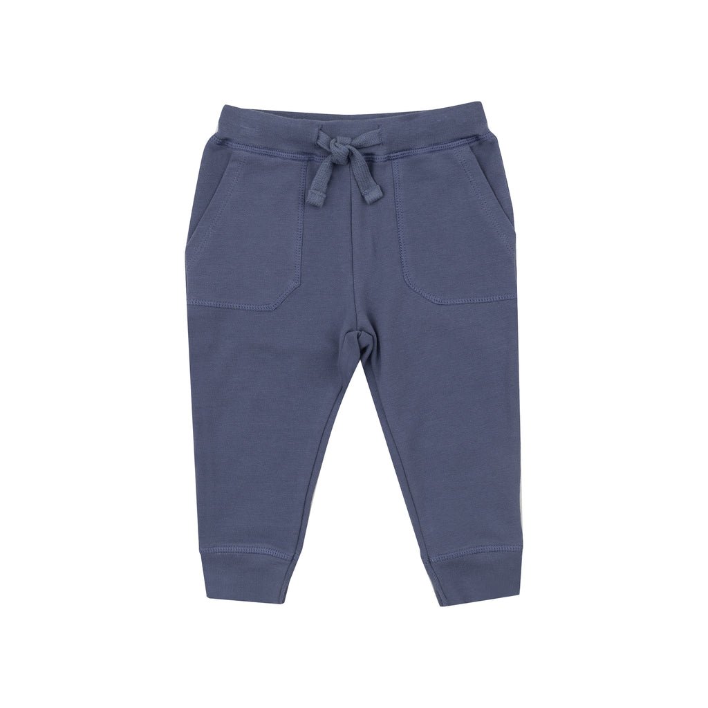 Footballs Inky Blue - French Terry Jogger