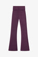 HACCI RIB WAISTED FLARED PANTS