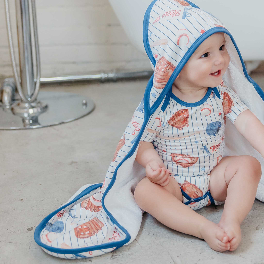 PREMIUM BABY KNIT HOODED TOWEL - ALL STAR