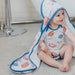 PREMIUM BABY KNIT HOODED TOWEL - ALL STAR