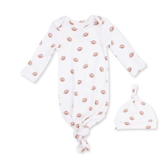 Mini Footballs - Knotted Gown And Knotted Hat