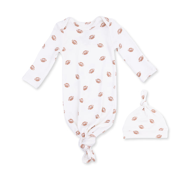 Mini Footballs - Knotted Gown And Knotted Hat