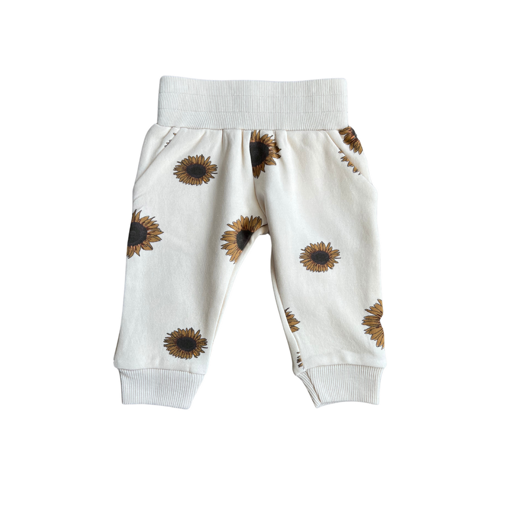 FLEECE SWEATPANTS - SUNFLOWER