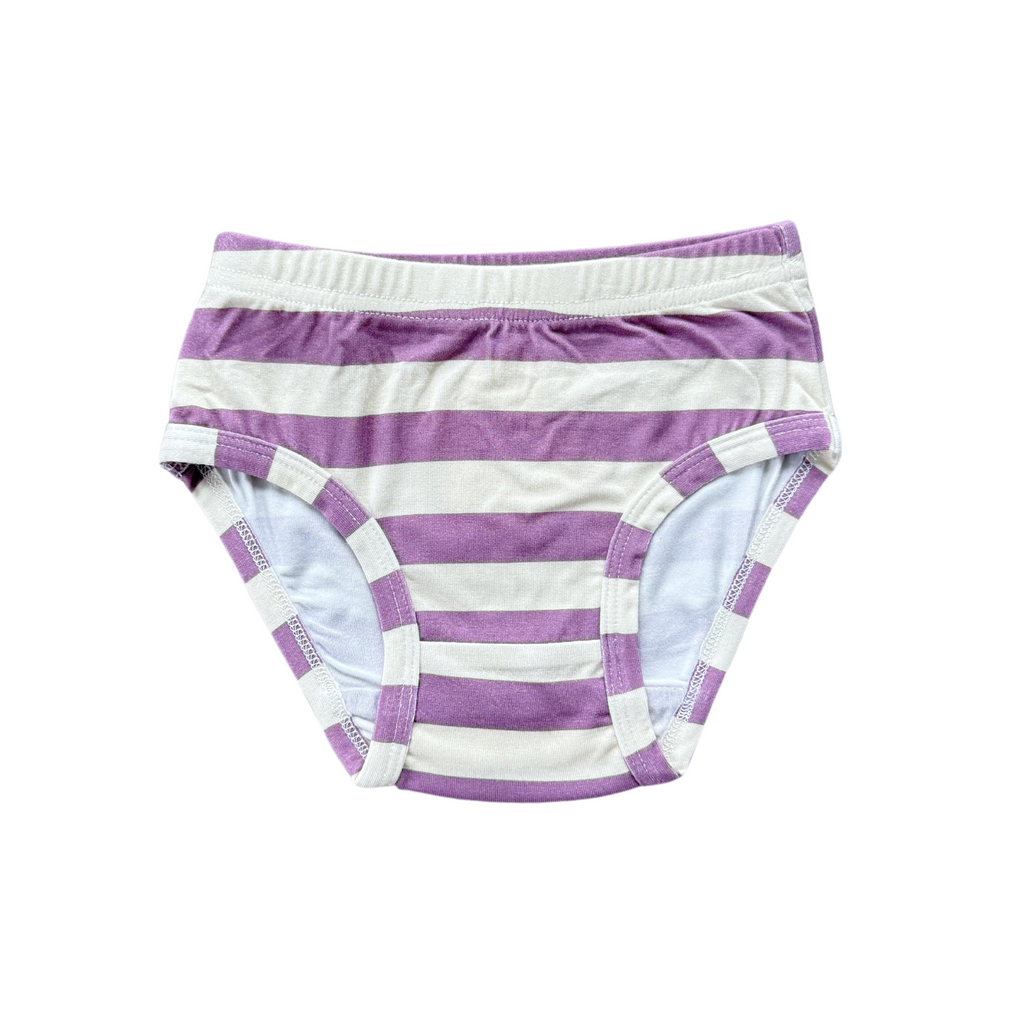 GIRL'S UNDERWEAR - Dusky Orchid Stripe