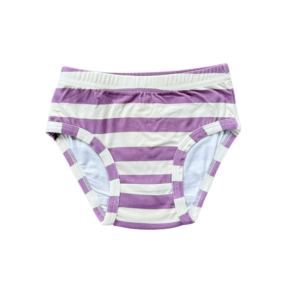 GIRL'S UNDERWEAR - Dusky Orchid Stripe